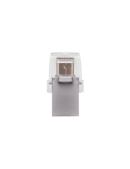 Kingston Technology DataTraveler microDuo 3C 128GB unità flash USB USB Type-A   USB Type-C 3.2 Gen 1 (3.1 Gen 1) Argento