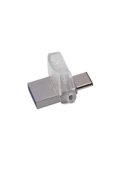 Kingston Technology DataTraveler microDuo 3C 64GB unità flash USB USB Type-A   USB Type-C 3.2 Gen 1 (3.1 Gen 1) Nero