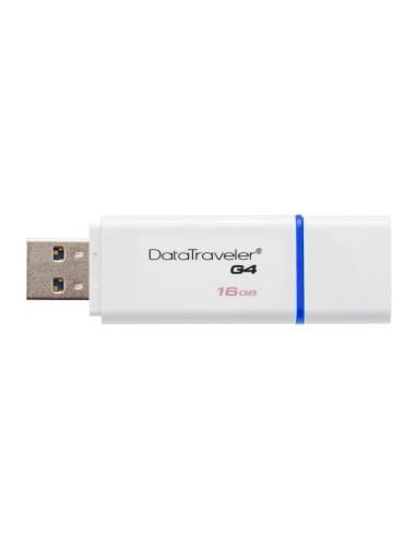 Kingston Technology DataTraveler G4 unità flash USB 16 GB USB tipo A 3.2 Gen 1 (3.1 Gen 1) Blu, Bianco