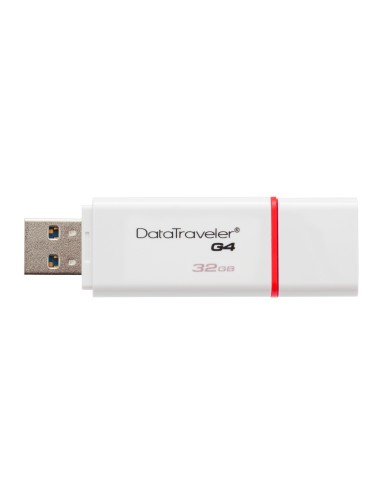 Kingston Technology DataTraveler G4 unità flash USB 32 GB USB tipo A 3.2 Gen 1 (3.1 Gen 1) Rosso, Bianco