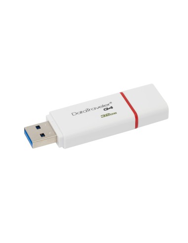 Kingston Technology DataTraveler G4 unità flash USB 32 GB USB tipo A 3.2 Gen 1 (3.1 Gen 1) Rosso, Bianco