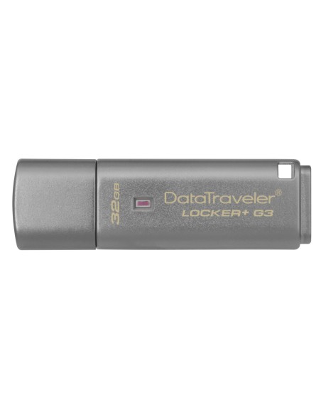 Kingston Technology DataTraveler Locker+ G3 32GB unità flash USB USB tipo A 3.2 Gen 1 (3.1 Gen 1) Argento