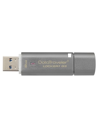 Kingston Technology DataTraveler Locker+ G3 8GB unità flash USB USB tipo A 3.2 Gen 1 (3.1 Gen 1) Argento