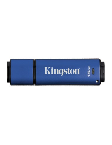 Kingston Technology DataTraveler Vault Privacy 3.0 16GB unità flash USB USB tipo A 3.2 Gen 1 (3.1 Gen 1) Blu