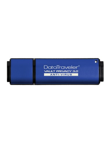 Kingston Technology DataTraveler Vault Privacy 3.0 Anti-Virus 8GB unità flash USB USB tipo A 3.2 Gen 1 (3.1 Gen 1) Blu
