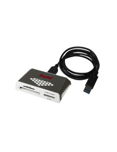 Kingston Technology USB 3.0 High-Speed Media Reader lettore di schede USB 3.2 Gen 1 (3.1 Gen 1) Grigio, Bianco 2