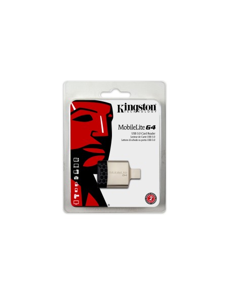 Kingston Technology MobileLite G4 lettore di schede USB 3.2 Gen 1 (3.1 Gen 1) Nero, Grigio