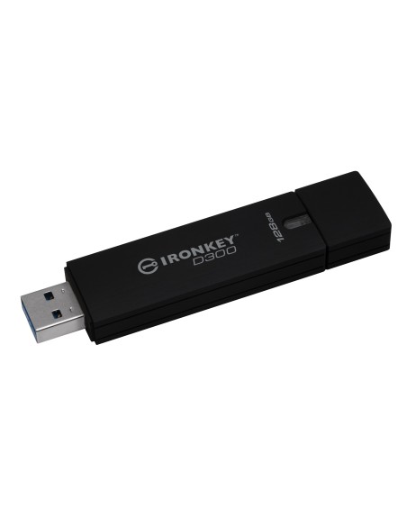Kingston Technology IronKey IKD300 128GB unità flash USB USB tipo A 3.2 Gen 1 (3.1 Gen 1) Nero