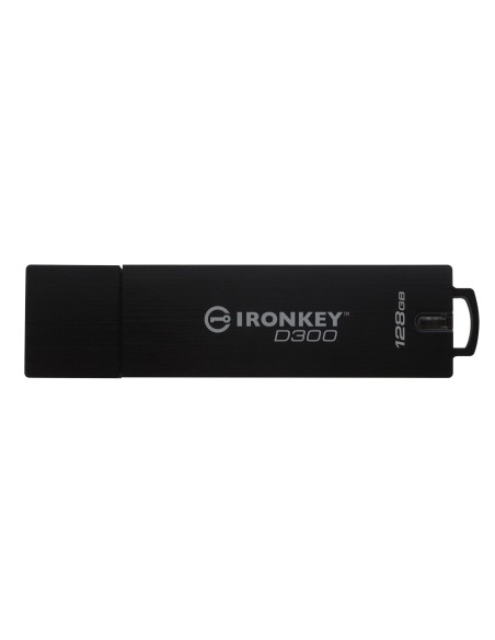Kingston Technology IronKey IKD300 128GB unità flash USB USB tipo A 3.2 Gen 1 (3.1 Gen 1) Nero