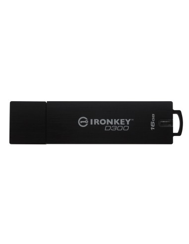 Kingston Technology IronKey IKD300 16GB unità flash USB USB tipo A 3.2 Gen 1 (3.1 Gen 1) Nero