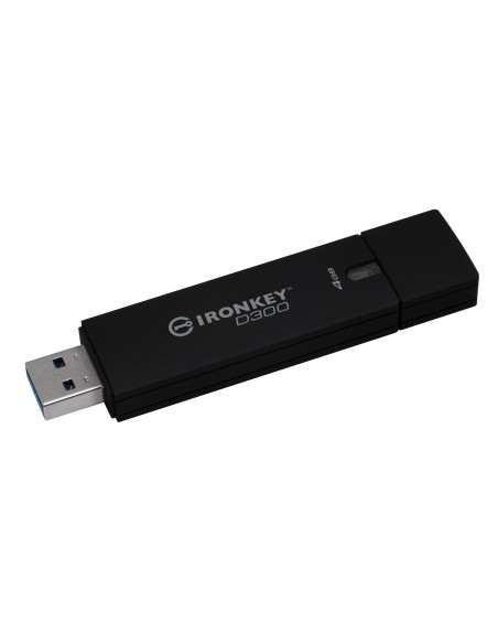 Kingston Technology IronKey IKD300 4GB unità flash USB USB tipo A 3.2 Gen 1 (3.1 Gen 1) Nero