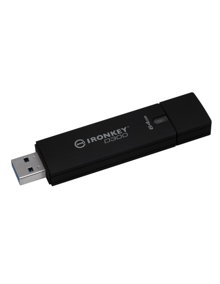 Kingston Technology IronKey IKD300 64GB unità flash USB USB tipo A 3.2 Gen 1 (3.1 Gen 1) Nero