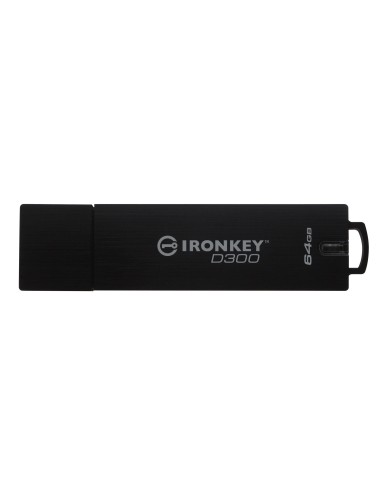 Kingston Technology IronKey IKD300 64GB unità flash USB USB tipo A 3.2 Gen 1 (3.1 Gen 1) Nero