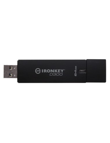 Kingston Technology IronKey IKD300 64GB unità flash USB USB tipo A 3.2 Gen 1 (3.1 Gen 1) Nero