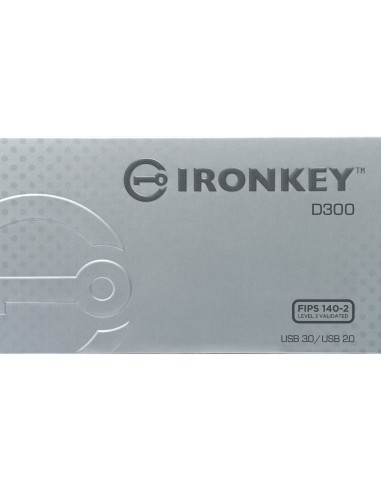 Kingston Technology IronKey IKD300 64GB unità flash USB USB tipo A 3.2 Gen 1 (3.1 Gen 1) Nero