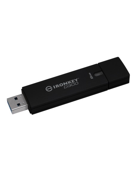 Kingston Technology IronKey IKD300 8GB unità flash USB USB tipo A 3.2 Gen 1 (3.1 Gen 1) Nero