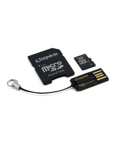 Kingston Technology 8GB Multi Kit MicroSDHC Flash Classe 4 2