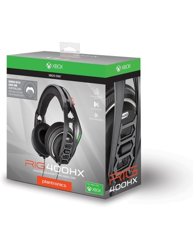 POLY RIG 400HX Auricolare Cablato A Padiglione Giocare Nero