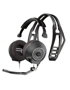 POLY RIG 500HS Auricolare Cablato A Padiglione Giocare Nero