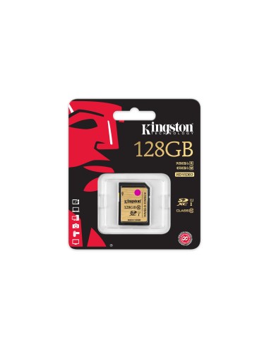 Kingston Technology SDHC SDXC Class 10 UHS-I 128GB Classe 10