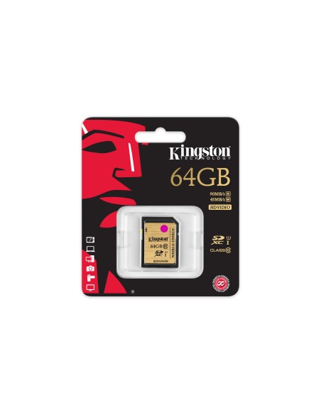 Kingston Technology SDHC SDXC Class 10 UHS-I 64GB Classe 10