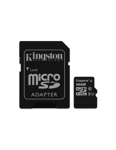 Kingston Technology microSDHC Class 10 UHS-I Card 16GB Classe 10