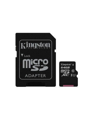 Kingston Technology microSDXC Class 10 UHS-I Card 64GB Classe 10