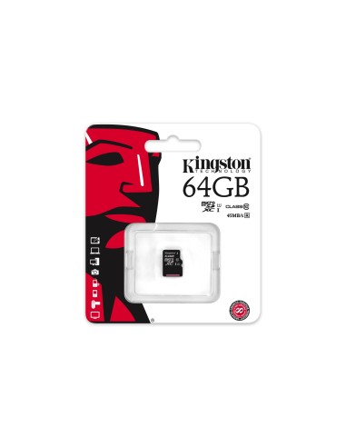 Kingston Technology microSDXC Class 10 UHS-I Card 64GB Classe 10