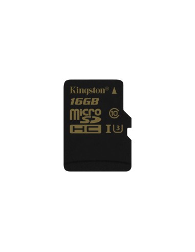 Kingston Technology Gold microSD UHS-I Speed Class 3 (U3) 16GB MicroSDHC Classe 3