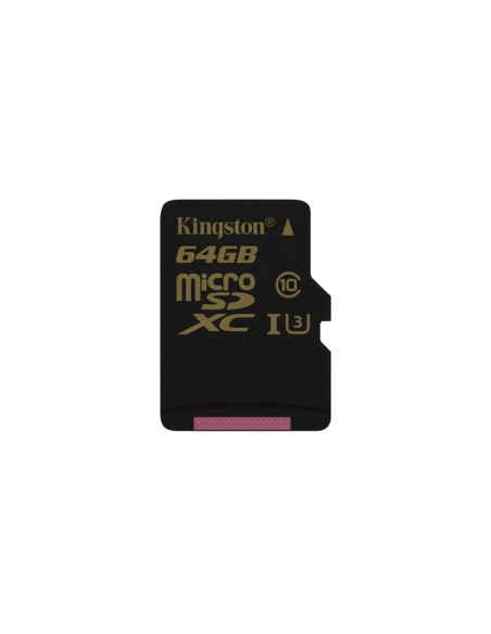 Kingston Technology Gold microSD UHS-I Speed Class 3 (U3) 64GB MicroSDHC Classe 3