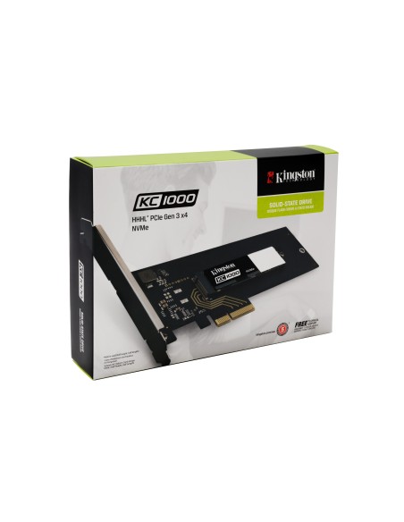 Kingston Technology KC1000 Half-Height Half-Length (HH HL) 480 GB PCI Express 3.0 MLC NVMe