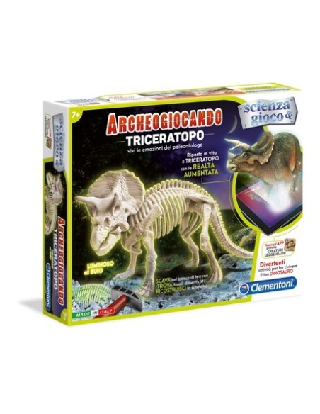 Clementoni Triceratopo Luminoso al Buio