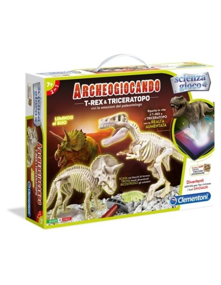 Clementoni Archeogiocando - T-Rex & Triceratopo