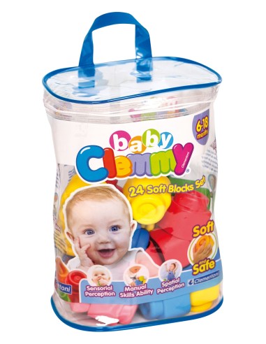 Clementoni Baby Clemmy sacca 24 mattoncini