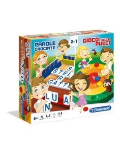 Clementoni Parole Crociate & Il Gioco delle Pulci 2 in 1