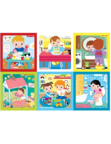 Clementoni 16078 puzzle 4 pz Bambini