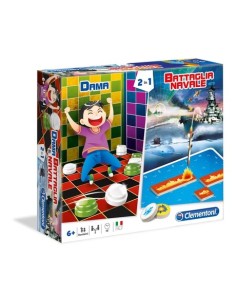 Clementoni BATTAGLIA NAVALE DAMA 2 in 1