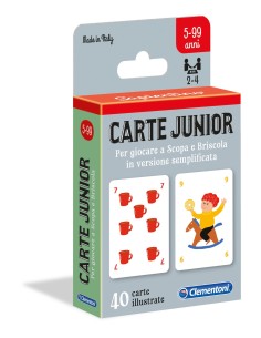 Clementoni Carte Junior Carta da gioco Apprendimento