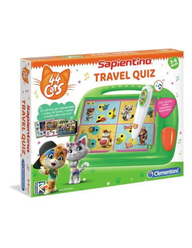 Clementoni Sapientino Travel Quiz 44 Gatti