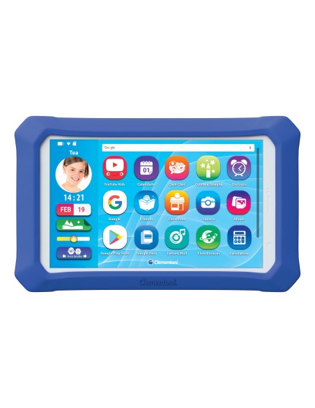 Clementoni Clempad 9 3G 16 GB 20,3 cm (8") 2 GB Wi-Fi 4 (802.11n) Android 9.0 Blu, Bianco