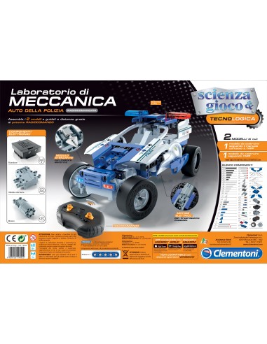 Clementoni Laboratorio di Meccanica - Auto della Polizia R C