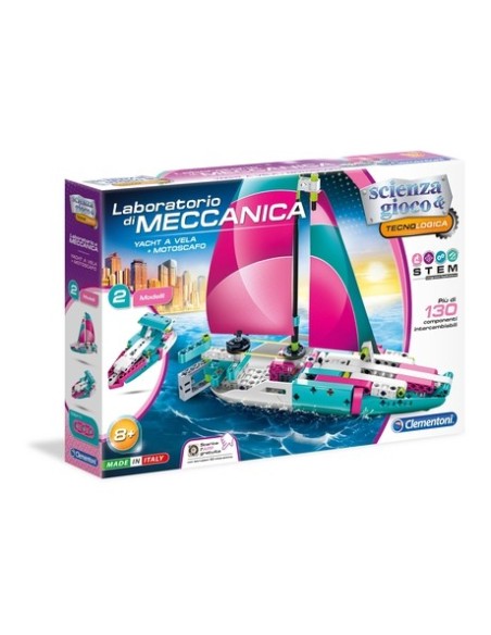 Clementoni Laboratorio di Meccanica - Yacht a Vela + Motoscafo