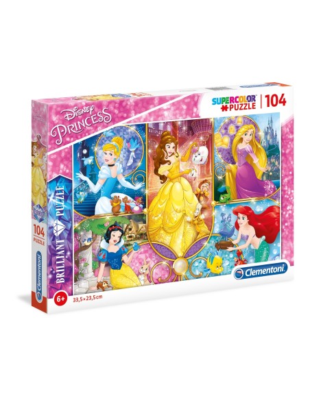 Clementoni Disney Princess Puzzle 104 pz Cartoni