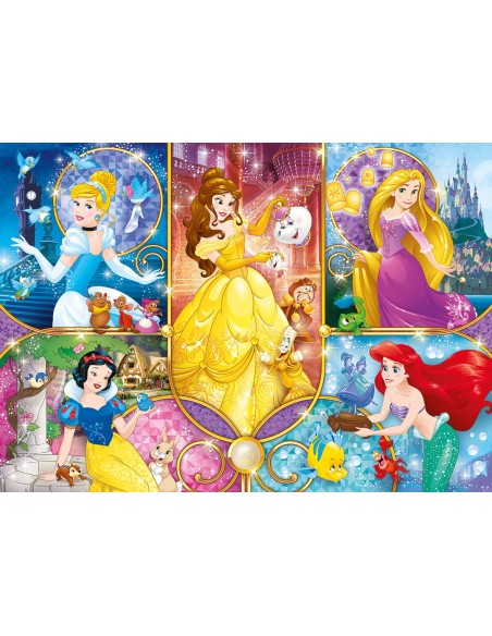 Clementoni Disney Princess Puzzle 104 pz Cartoni