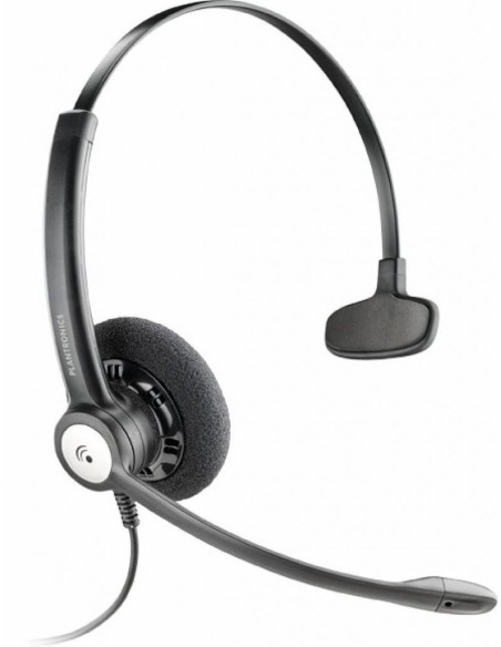 POLY Entera HW111N-USB Auricolare Cablato A Padiglione Ufficio USB tipo A Nero