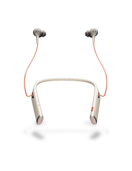 POLY Voyager 6200 UC Auricolare Wireless In-ear, Passanuca Ufficio Bluetooth Sabbia