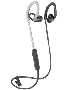 POLY BackBeat Fit 350 Auricolare Wireless A clip, In-ear Sport Bluetooth Grigio, Bianco