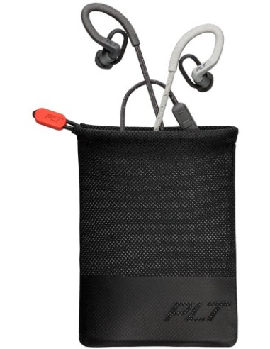 POLY BackBeat Fit 350 Auricolare Wireless A clip, In-ear Sport Bluetooth Grigio, Bianco