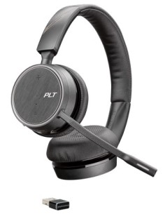 POLY Voyager 4220 UC Auricolare Wireless A Padiglione Ufficio Bluetooth Nero