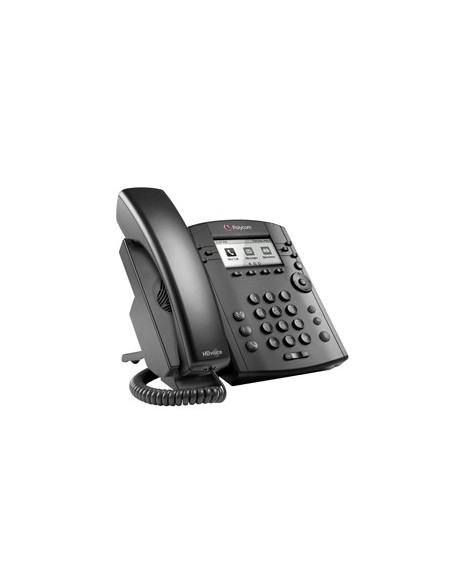 POLY 301 telefono IP Nero 6 linee LCD
